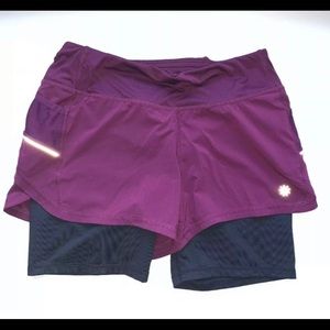 Athleta 2 in 1 shorts